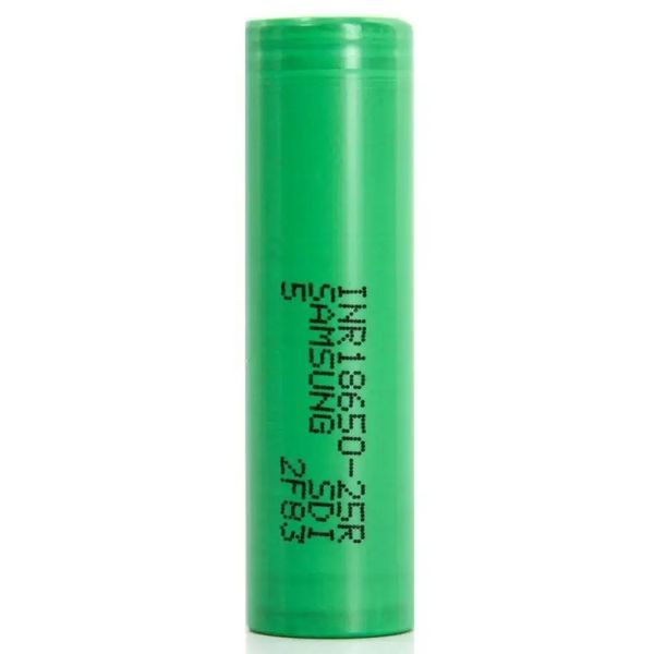 Аккумулятор 18650 Samsung INR18650-25R 2500mah (20А) Зеленый L478181 фото