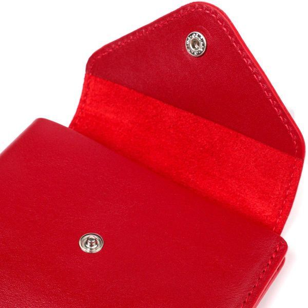 Женский кошелек из глянцевой натуральной кожи GRANDE PELLE 16808 Красный b16808 фото