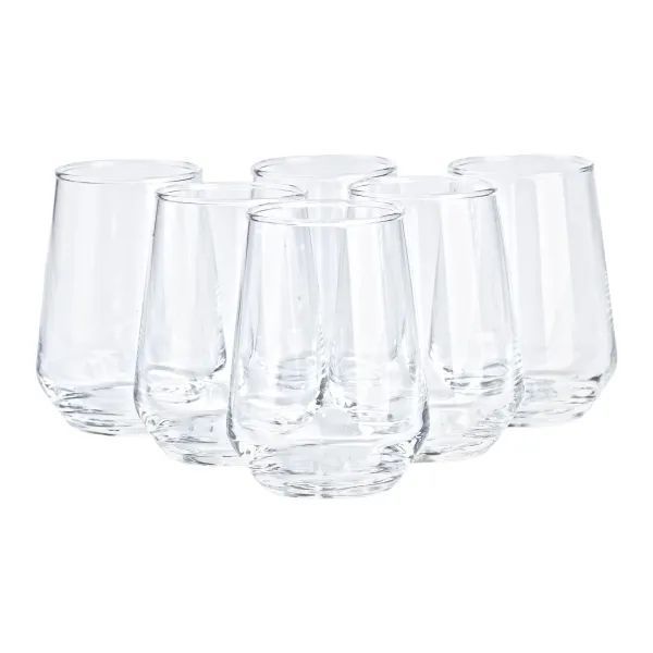 Набір склянок Deli Glassware 6 штук по 390 мл HP558 фото