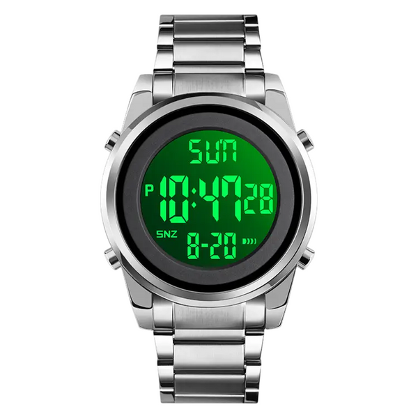 Чоловічий наручний годинник Skmei 1611 Сріблястий L900310 фото