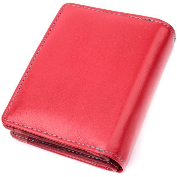 Женский вертикальный компактный кошелек из натуральной кожи ST Leather 19437 Красный b19437 фото