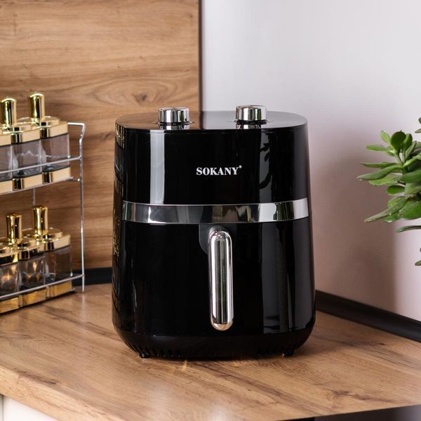 Аэрофритюрница Sokany SK-10024 на 6.5 литров паровая мультипечь настольная 1500 Вт SK10024 фото