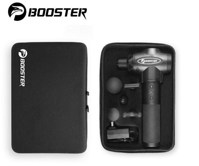 Перкуссионный мышечный ударный массажер Booster Е триггерных точек Серебристый L224517 фото