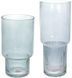 Ваза декоративная Ancient Glass "Фуджи" 32х13см, стекло, светло-голубой BD-591-317 фото 2