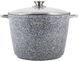 Кастрюля Ofenbach Snow Marble 10л индукционная с антипригарным покрытием NB-100504 фото 2