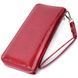 Женский лакированный кошелек на молнии из натуральной кожи ST Leather 22677 Красный b22677 фото 2