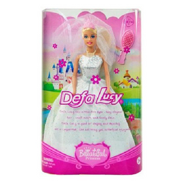 Лялька типу Барбі наречена Defa Lucy 6091, 2 види Білий RT-6091(White) фото