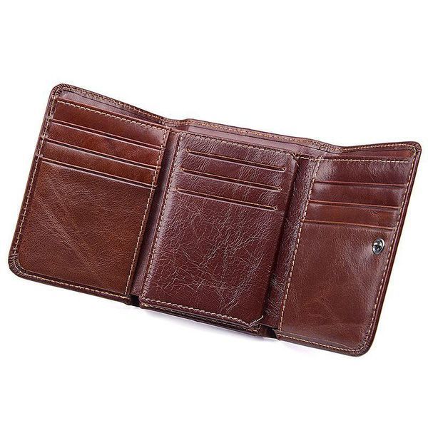 Кошелек мужской кожаный Vintage 14648 Коричневый b14648 фото