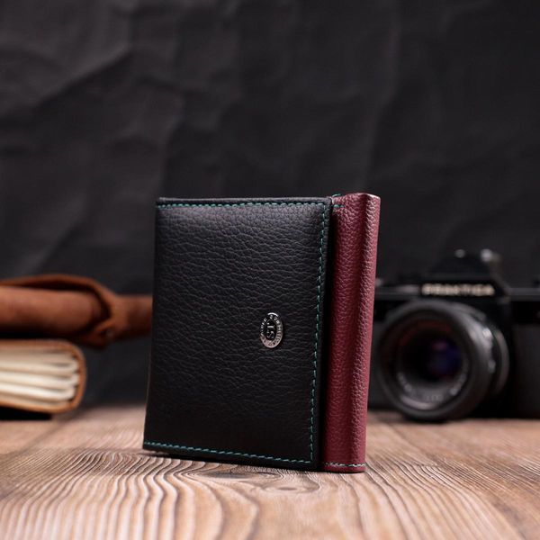 Жіночий гаманець з монетницею з натуральної шкіри ST Leather 19510 Різнокольоровий b19510 фото