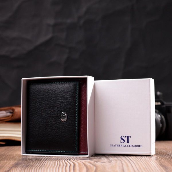Жіночий гаманець з монетницею з натуральної шкіри ST Leather 19510 Різнокольоровий b19510 фото