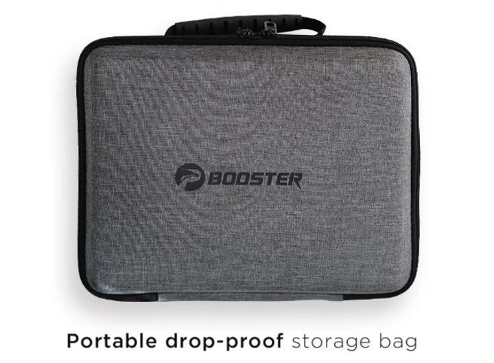 Перкуссионный массажный пистолет Booster Mini X 2500mAh (6 насадок) с кейсом L712477 фото