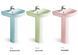 Комплект раковини + ніжка RAK Ceramics Cynthia Wash Basin (57 см) Зелений L23570 фото 3