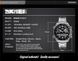 Наручные мужские часы Skmei 1204 direct Серебристые с черным циферблатом L120488 фото 4