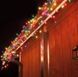Гирлянда уличная Бахрома 5 м 120 Led (на белом проводе, с переходником) Цветная L520601 фото 2