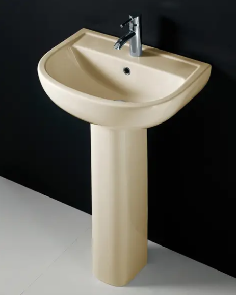 Комплект раковина + ніжка RAK Ceramics Cynthia Wash Basin (57 см) Слонова кістка L2157011 фото