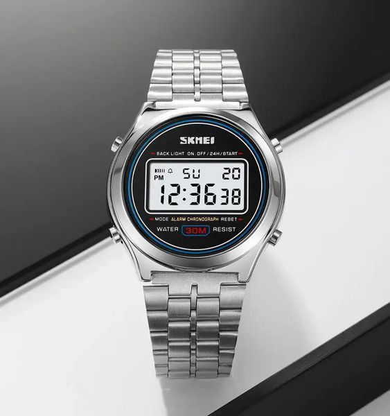 Мужские наручные часы Skmei 2146 винтаж Серебристые L7034461 фото