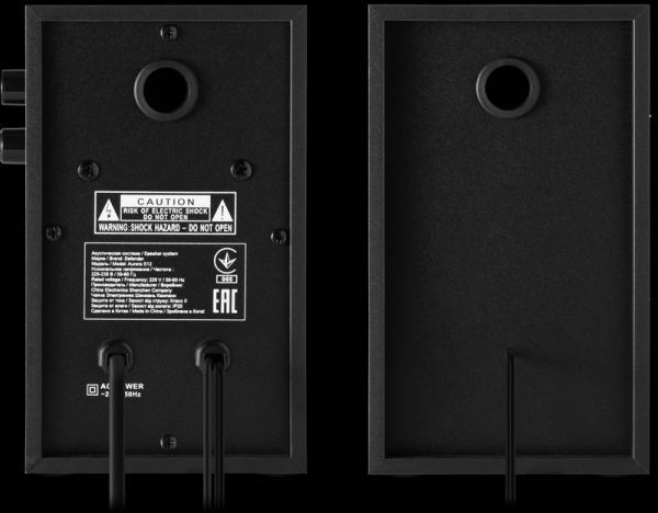Акустическая система DEFENDER Aurora S12 black L12130 фото