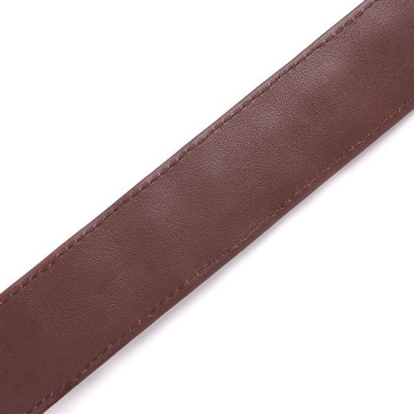 Ремень-автомат CROCODILE LEATHER 18235 из натуральной кожи крокодила (каймана) Коричневый b18235 фото