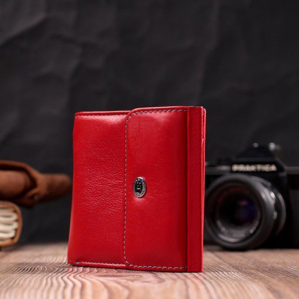 Жіночий гаманець середнього розміру із натуральної шкіри ST Leather 19496 Червоний b19496 фото