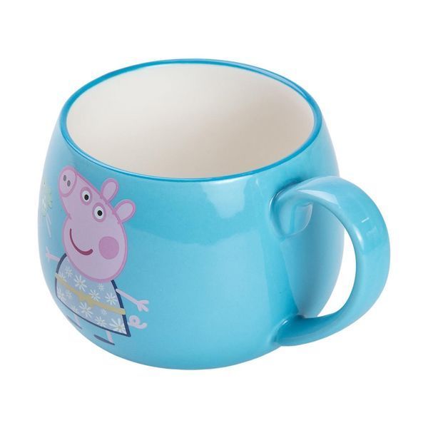Керамічна чашка для дітей Peppa Pig 400 мл синя HP-15-14 фото