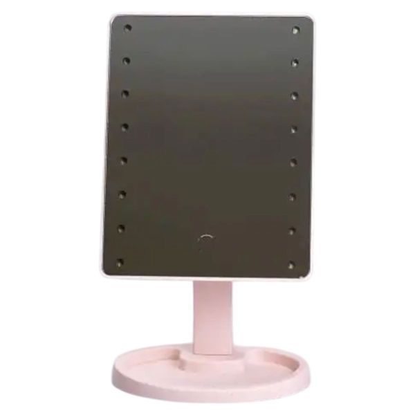 Зеркало косметическое с LED-подсветкой Розовый LU-HP-10-3AP фото