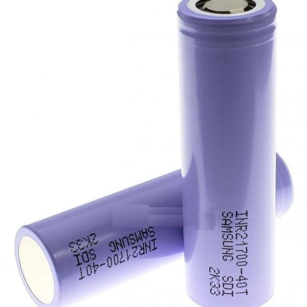 Акумулятор 21700 Samsung INR21700-40T SDI 4000mah високотоковий (Синій) L2174055 фото