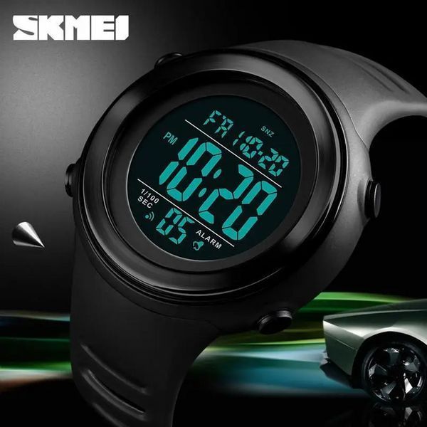 Спортивные мужские наручные часы Skmei 1394 sun (Черные с черным) L139401 фото