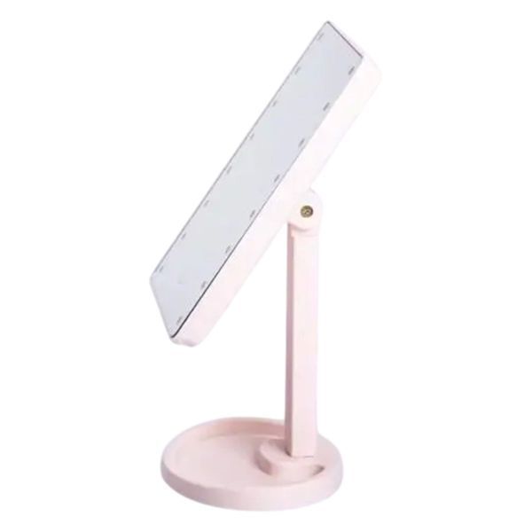 Зеркало косметическое с LED-подсветкой Розовый LU-HP-10-3AP фото