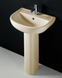 Комплект раковина + ніжка RAK Ceramics Cynthia Wash Basin (57 см) Слонова кістка L2157011 фото 3