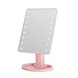 Зеркало косметическое с LED-подсветкой Розовый LU-HP-10-3AP фото 1
