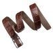 Ремень-автомат CROCODILE LEATHER 18235 из натуральной кожи крокодила (каймана) Коричневый b18235 фото 3