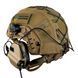 Комплект шолом Fast Team Wendy Helmet NIJ IIIA + навушники Earmor M32H MOD3 + кавер (Койот) розмір M L9006564 фото 4