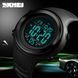 Спортивные мужские наручные часы Skmei 1394 sun (Черные с черным) L139401 фото 6
