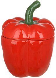 Банка керамічна "Pepper" 700 мл для сипучих продуктів, червоний перець BD-304-075 фото