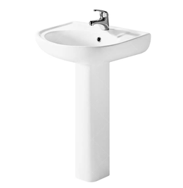 Комплект раковина + ножка RAK Ceramics Cynthia Wash Basin (57 см) Белый L2157012 фото