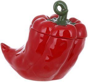 Банка керамическая "Pepper" 600 мл, для сыпучих продуктов, Красный перец BD-928-093 фото