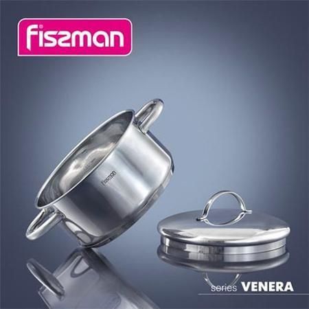Кастрюля Fissman Venera 5.4 л индукционная со стальной крышкой FN-SS-5204 фото