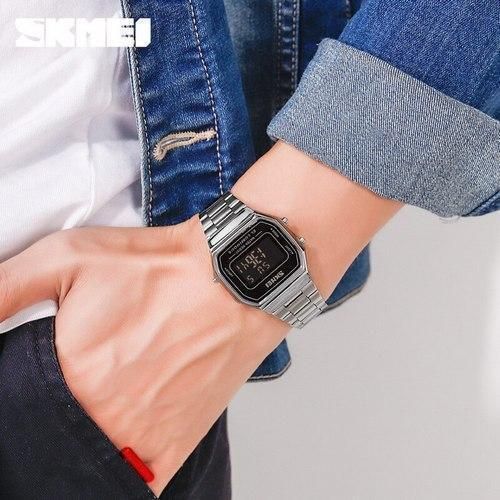 Чоловічий наручний годинник Skmei 1647 Сріблястий L164702 фото