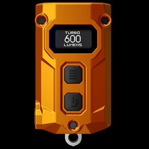 Ліхтар брелок Nitecore TINI 3 2xNiteLab UHE LED 600 лм USB-C (5 режимів) Помаранчевий L7182872 фото