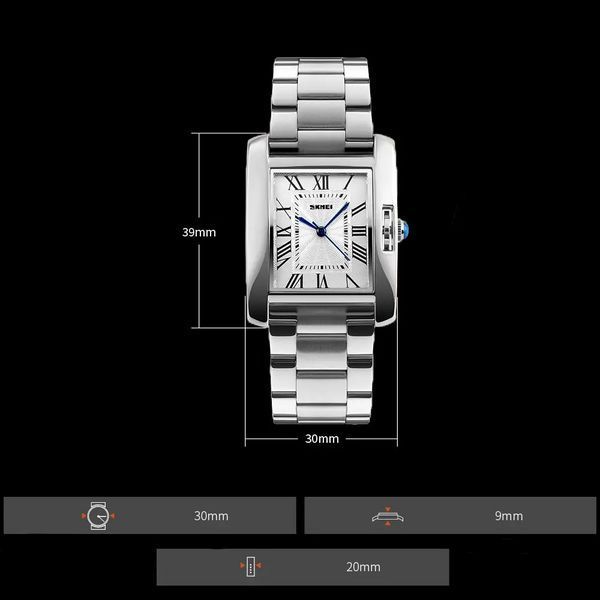 Жіночий наручний годинник Skmei 1284 Сріблястий L900275 фото