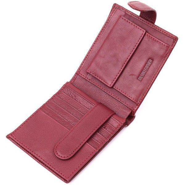 Практичний жіночий гаманець з натуральної шкіри ST Leather 22554 Бордовий b22554 фото