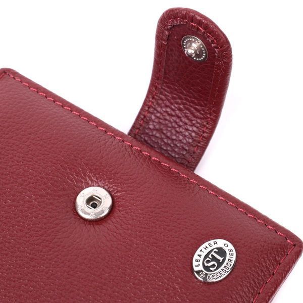 Практичний жіночий гаманець з натуральної шкіри ST Leather 22554 Бордовий b22554 фото