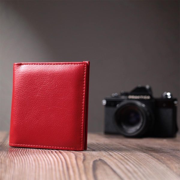 Кошелек среднего размера для женщин из монетницей из натуральной кожи ST Leather 22720 Красный b22720 фото