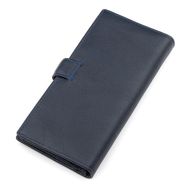 Чоловічий купюрник ST Leather 18365 шкіряний Синій b18365 фото