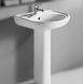 Комплект раковина + ніжка RAK Ceramics Cynthia Wash Basin (57 см) Білий L2157012 фото 2