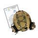 Комплект шлем кевларовый Fast Helmet NIJ IIIA + наушники Earmor M32 Mod3 с чебурашкой + кавер (размер S) L900662 фото 7