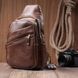 Женская сумка с одной лямкой через плечо из экокожи Vintage 22760 Коричневая b22760 фото 9