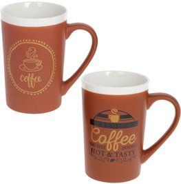Кружка фарфоровая "Coffeе" 400мл, 2 дизайна BD-905-205 фото