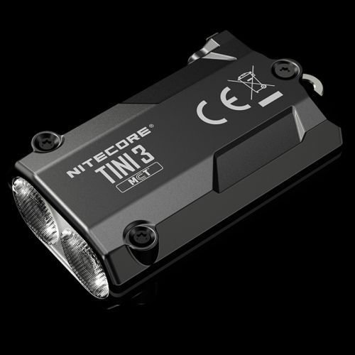 Фонарь брелок Nitecore TINI 3 2xNiteLab UHE LED 600 лм USB-C (5 режимов) Черный L7182871 фото