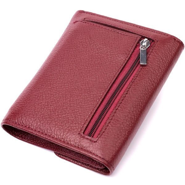Женский кожаный кошелек с монетницей ST Leather 19492 Бордовый b19492 фото